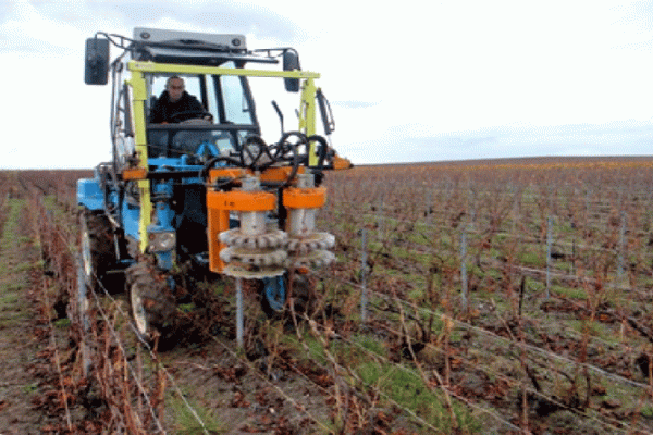 Travaux mécanisés de la vigne
